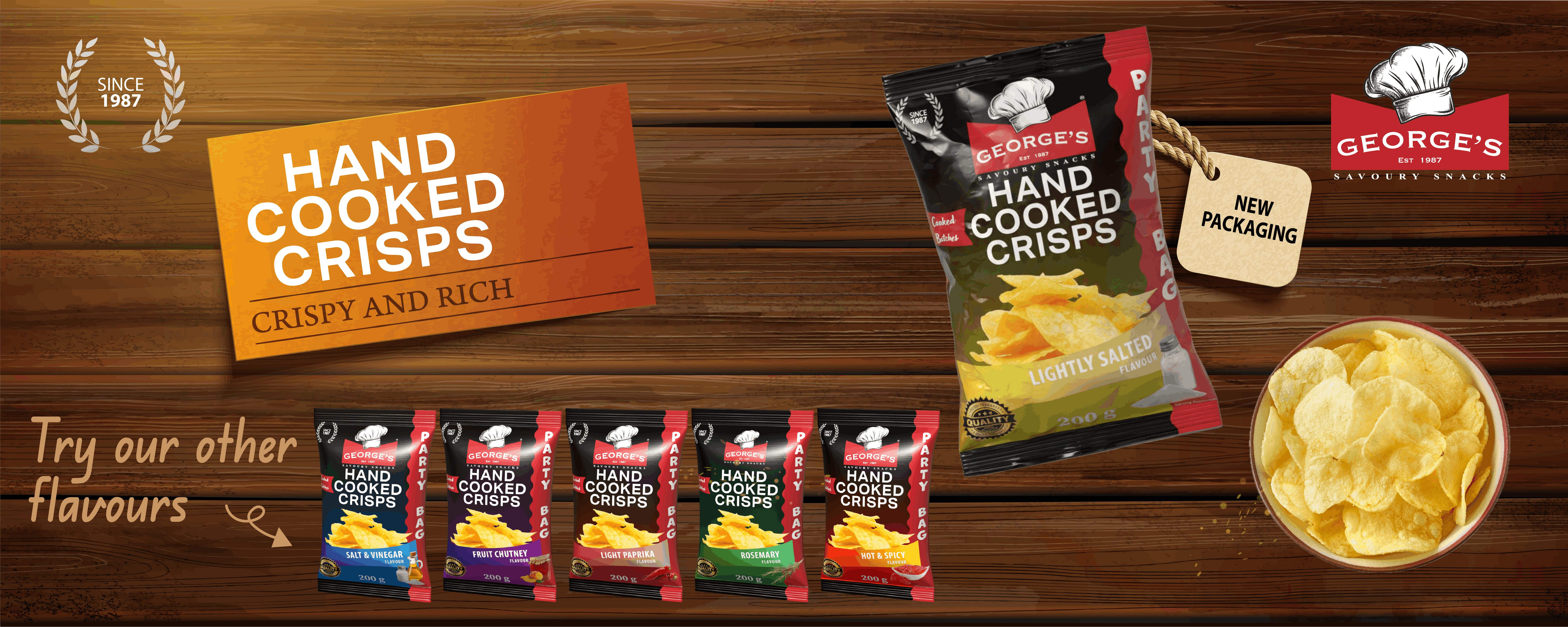 Hand Cooked Crisps compressed